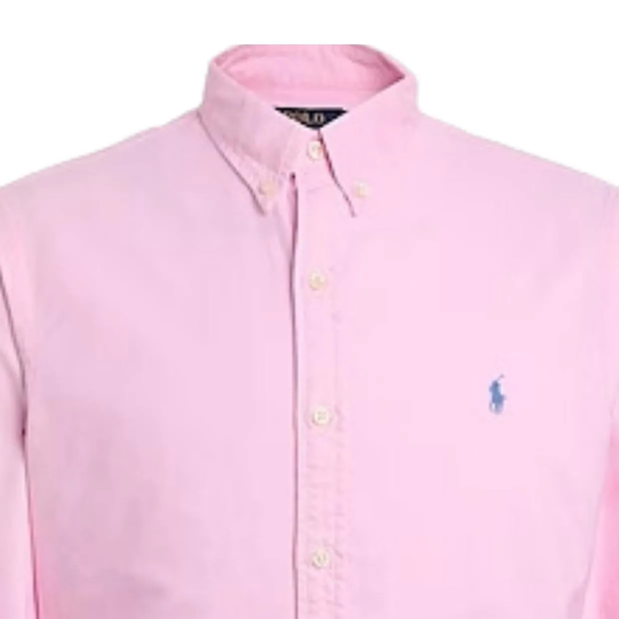 Polo Ralph Lauren Logo Long Sleeve Pink Shirt