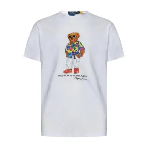 Polo Ralph Lauren Teddy Bear Logo Classic Fit White T-Shirt