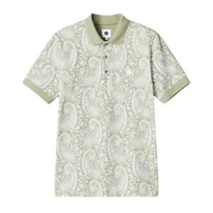 Pretty Green Bay Paisley Green Polo Shirt