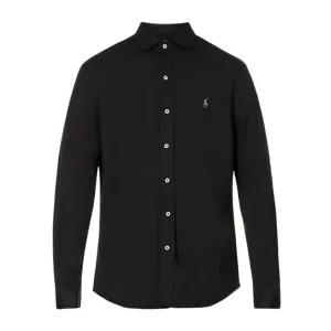 Ralph Lauren Embroidered Logo Black Shirt