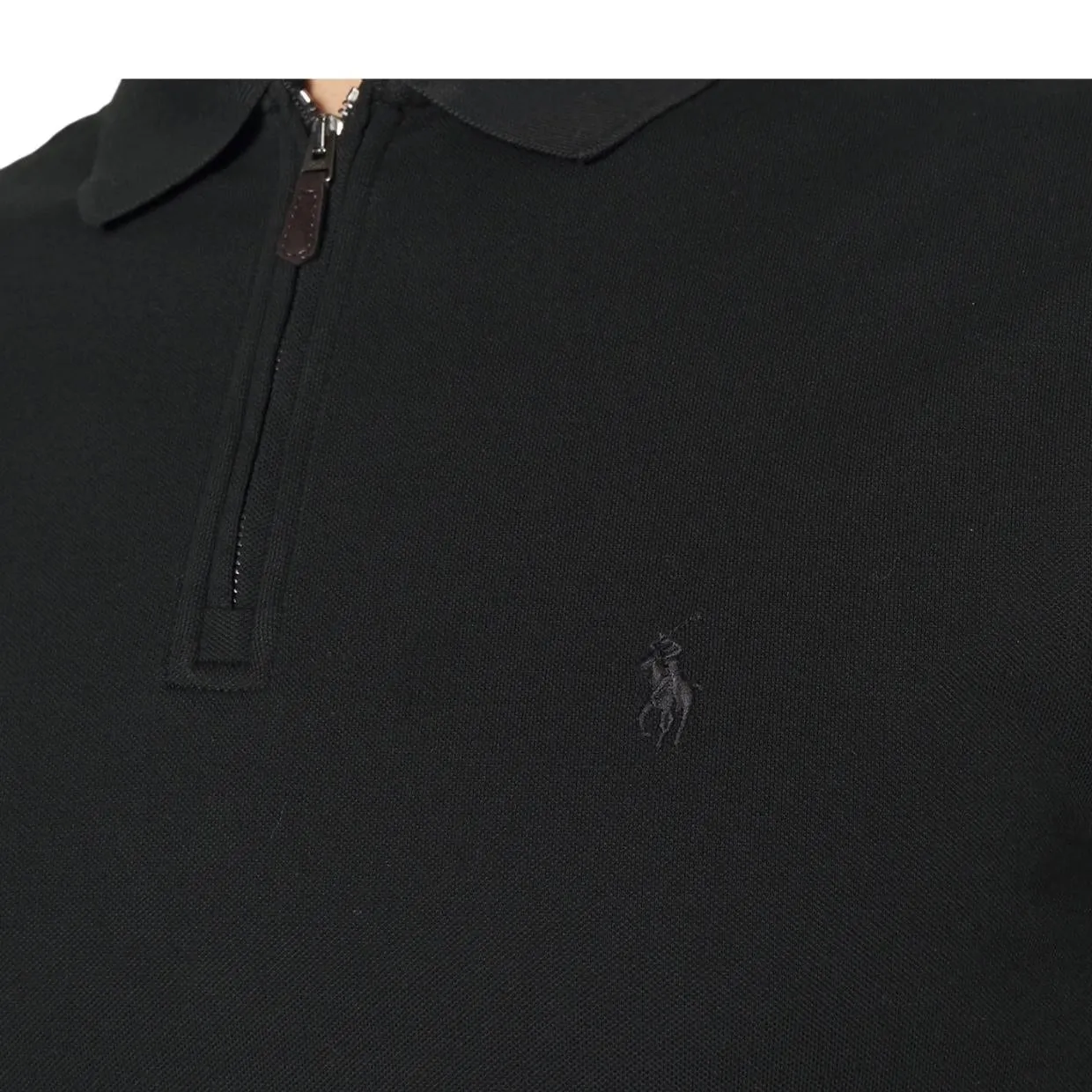 Ralph Lauren Logo Half Zip Polo Shirt