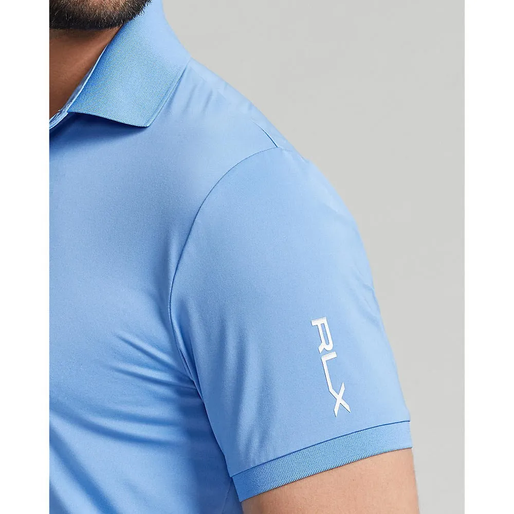 RLX Ralph Lauren Solid Airflow Performance Polo - Florida Blue