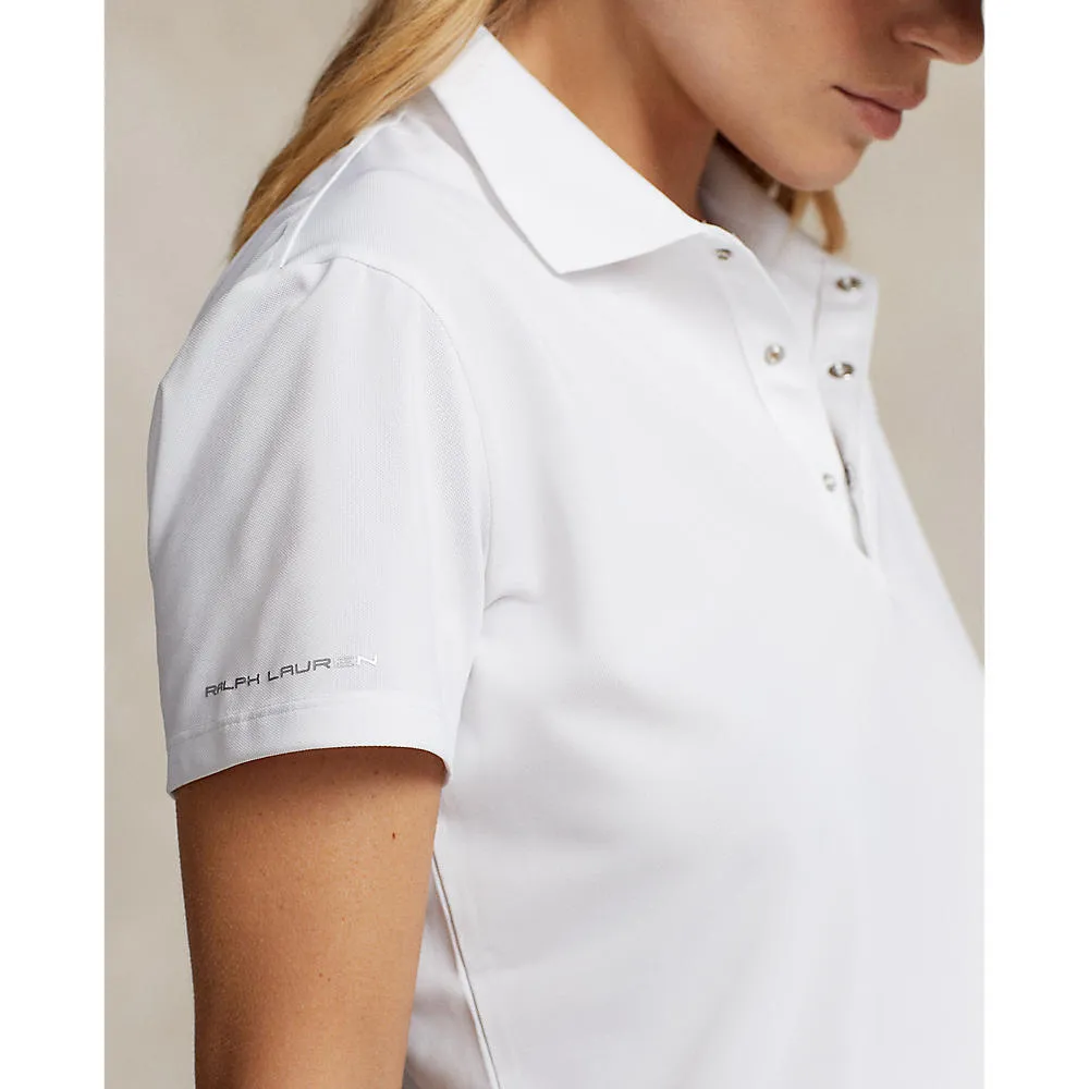 RLX Ralph Lauren Women's Tour Performance Golf Shirt - Pure White