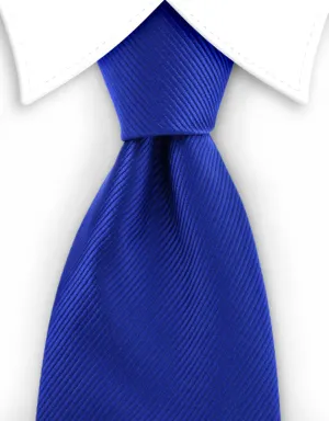 Solid Royal Blue Extra Long Men's Tie