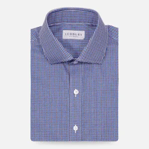 The Blue Bressett Tattersall Custom Shirt