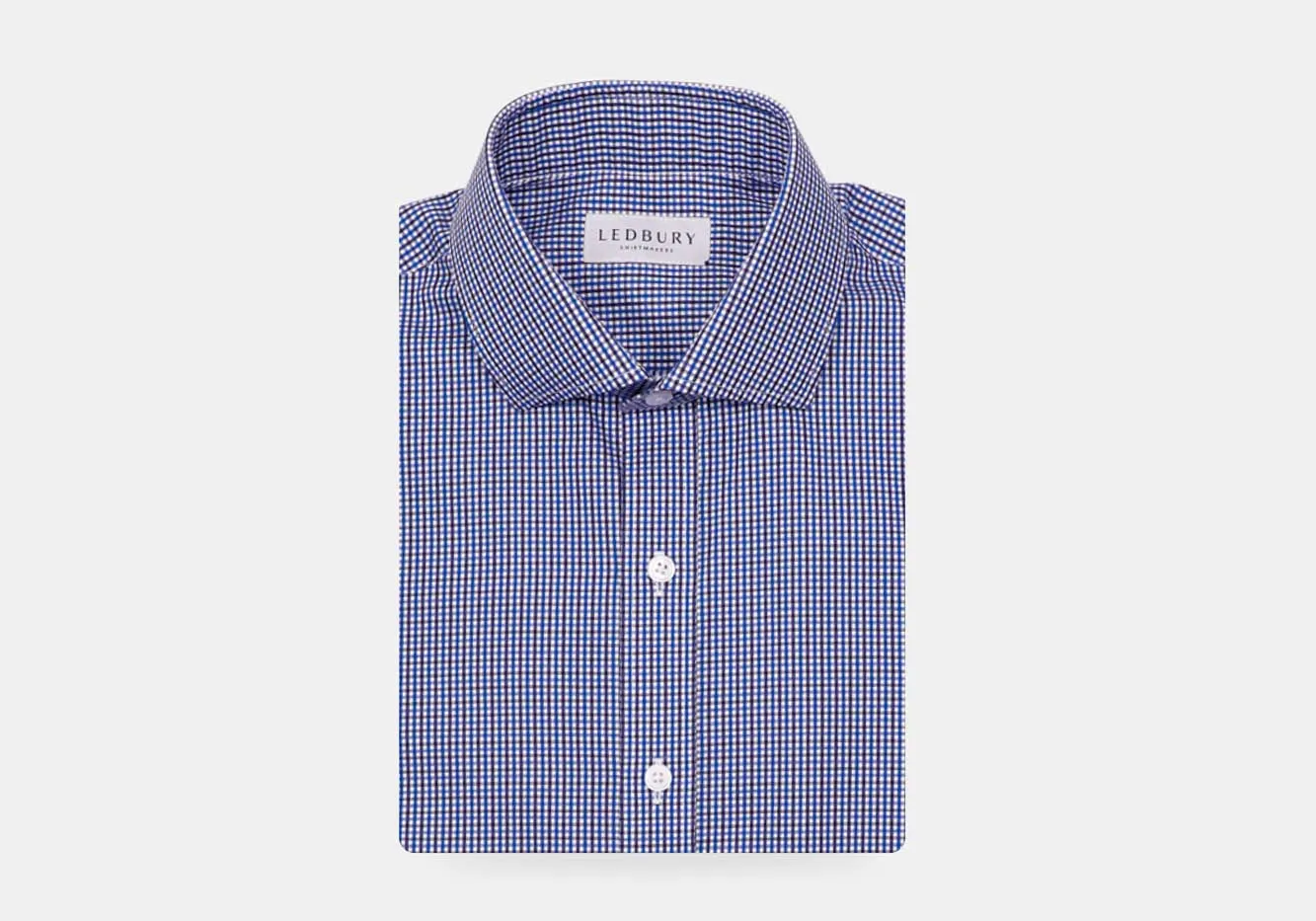 The Blue Bressett Tattersall Custom Shirt