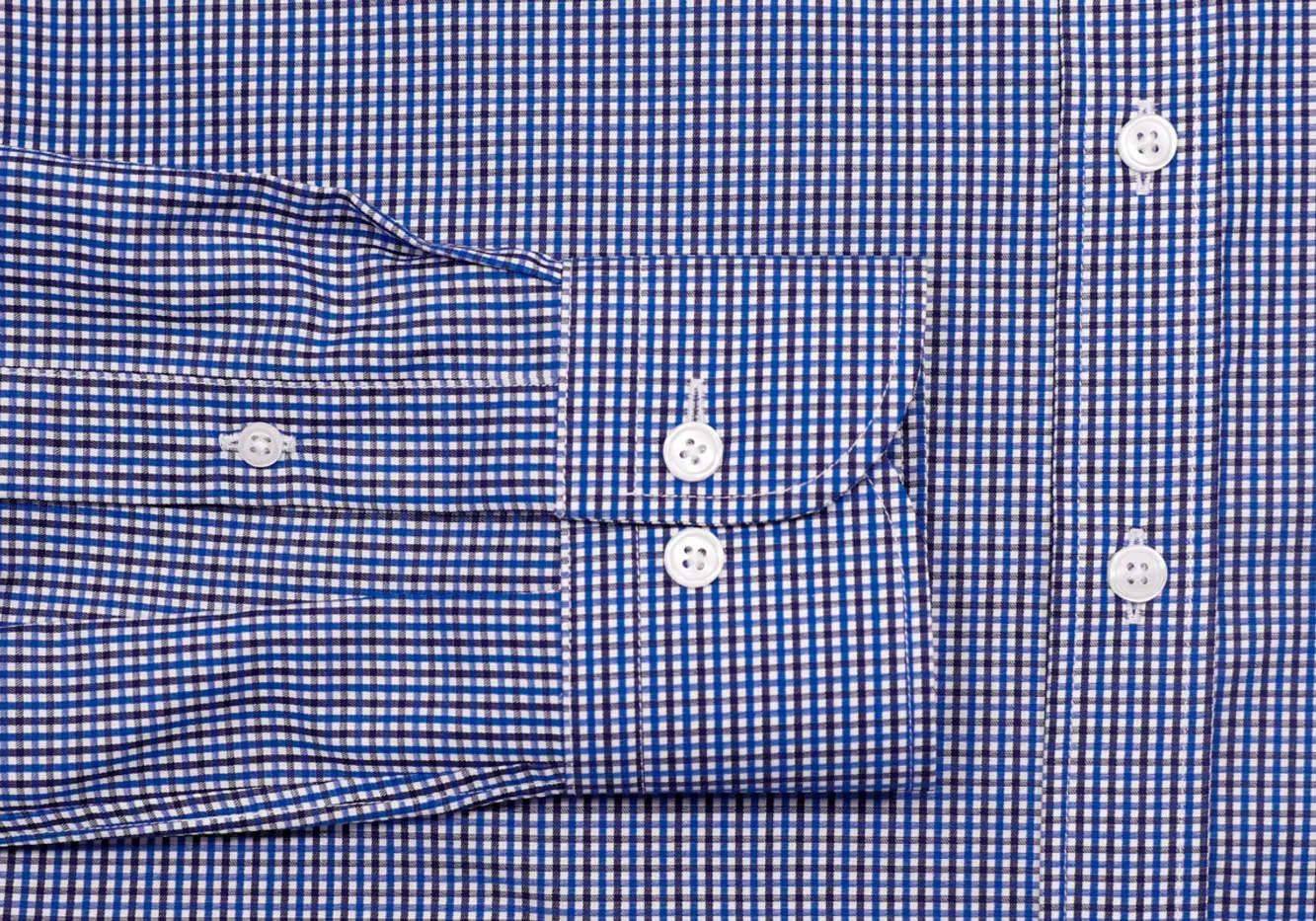 The Blue Bressett Tattersall Custom Shirt