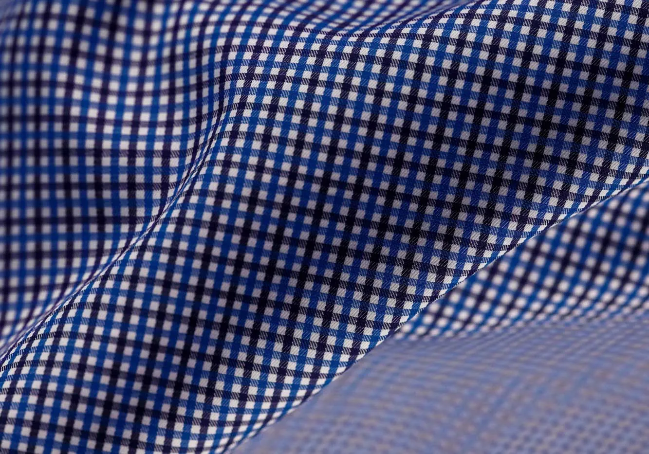 The Blue Bressett Tattersall Custom Shirt