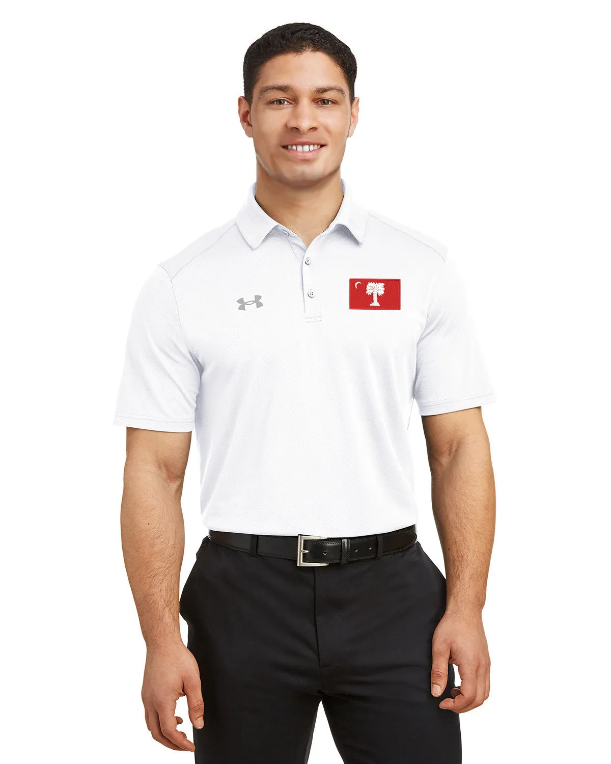 The Citadel, Big Red Flag logo, Under Armour Men's Tech™ Polo Shirt