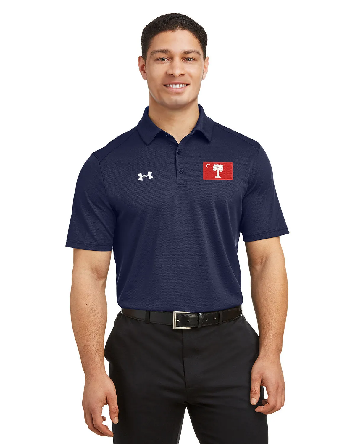 The Citadel, Big Red Flag logo, Under Armour Men's Tech™ Polo Shirt