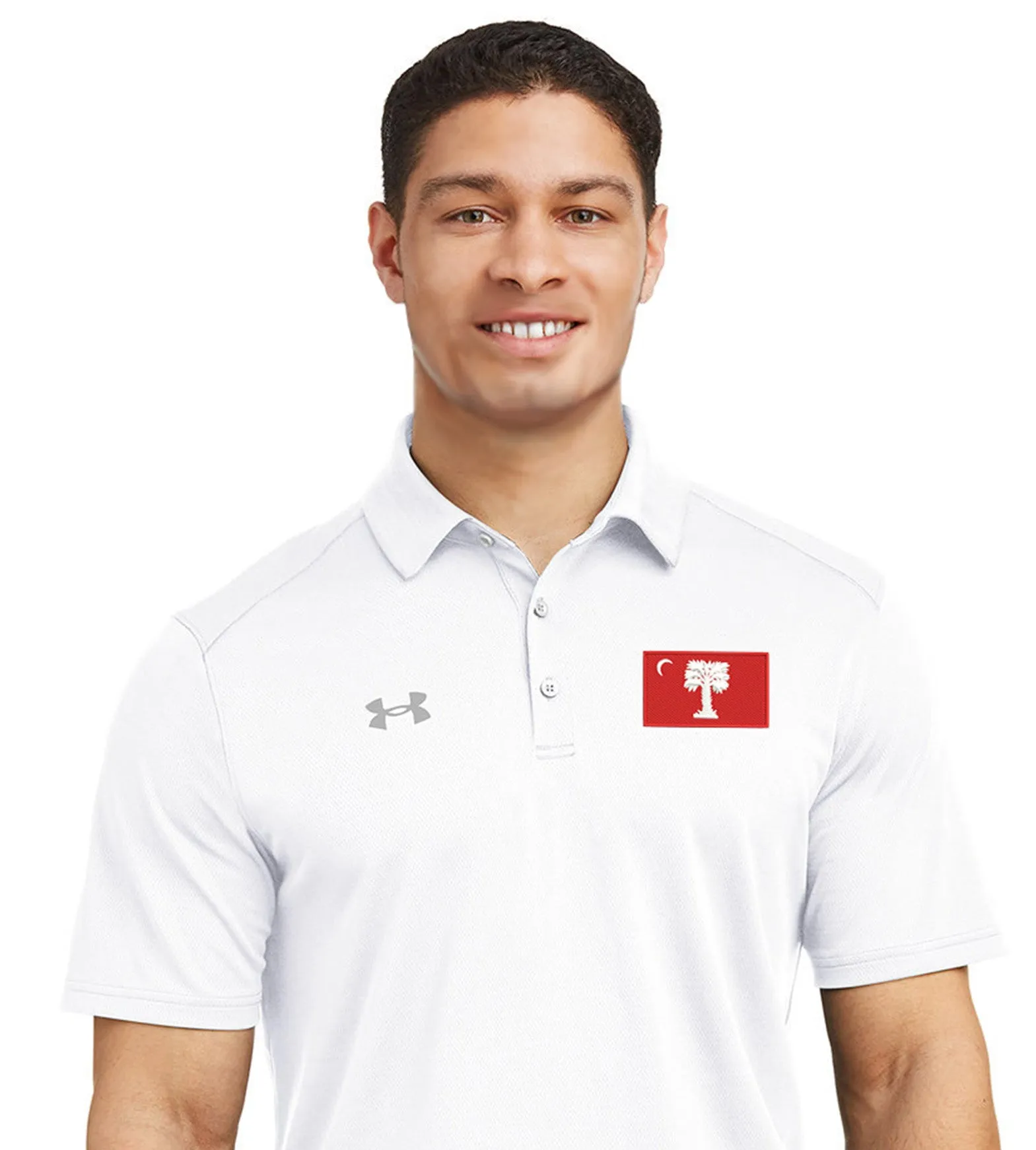 The Citadel, Big Red Flag logo, Under Armour Men's Tech™ Polo Shirt