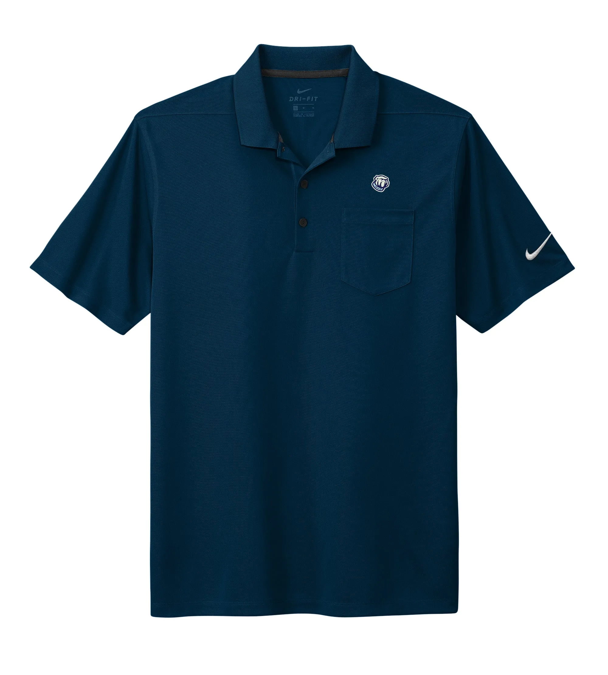 The Citadel Bulldog Nike Dri-FIT Micro Pique 2.0 Pocket Polo