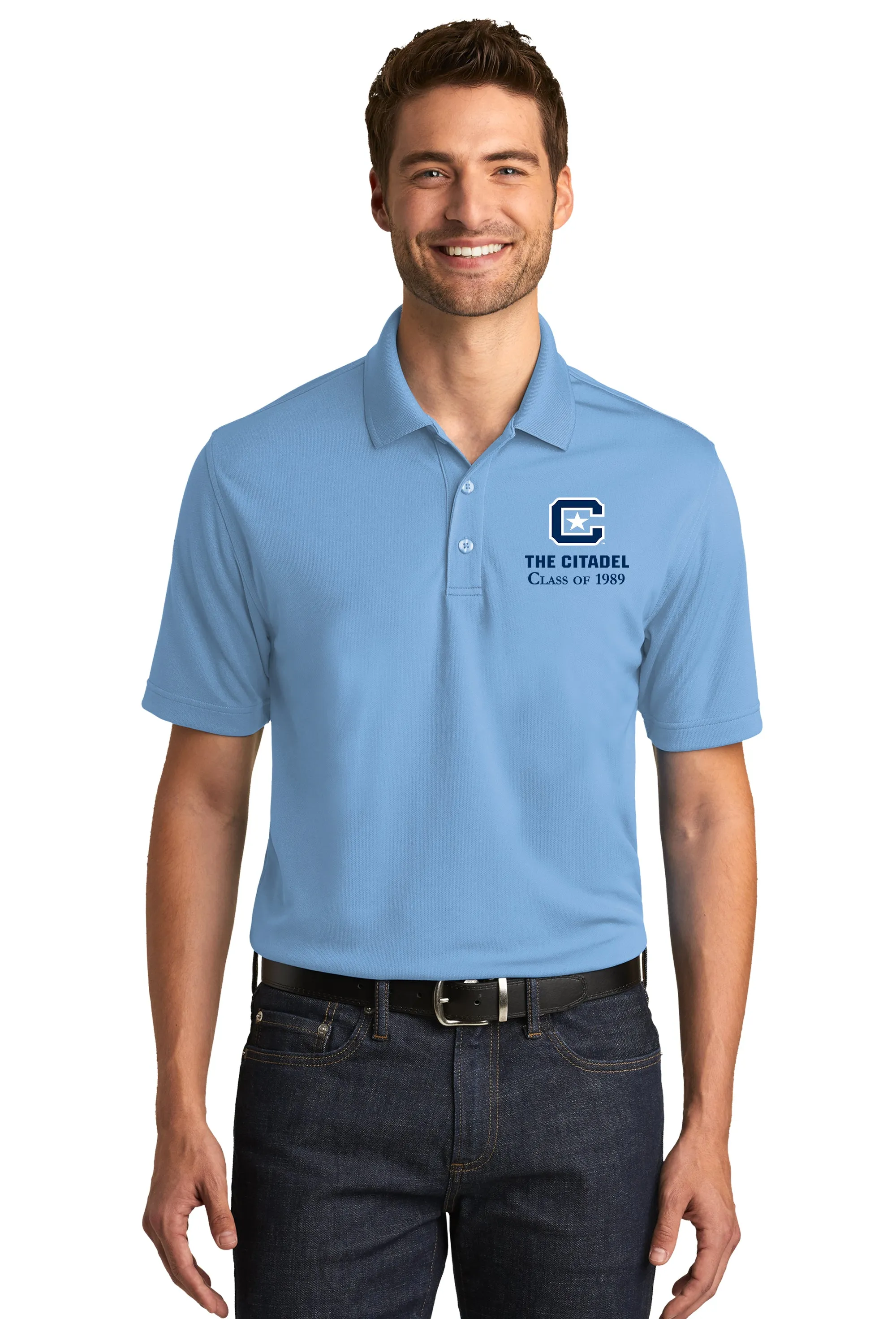 The Citadel, C Star, Class of 1989, UV Micro-Mesh Polo Shirt