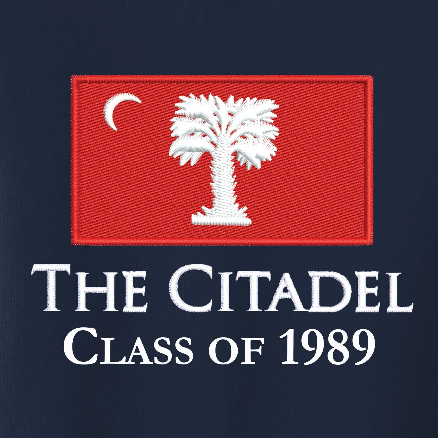 The Citadel, Class of 1989, Big Red Palmetto UV Micro-Mesh Polo Shirt