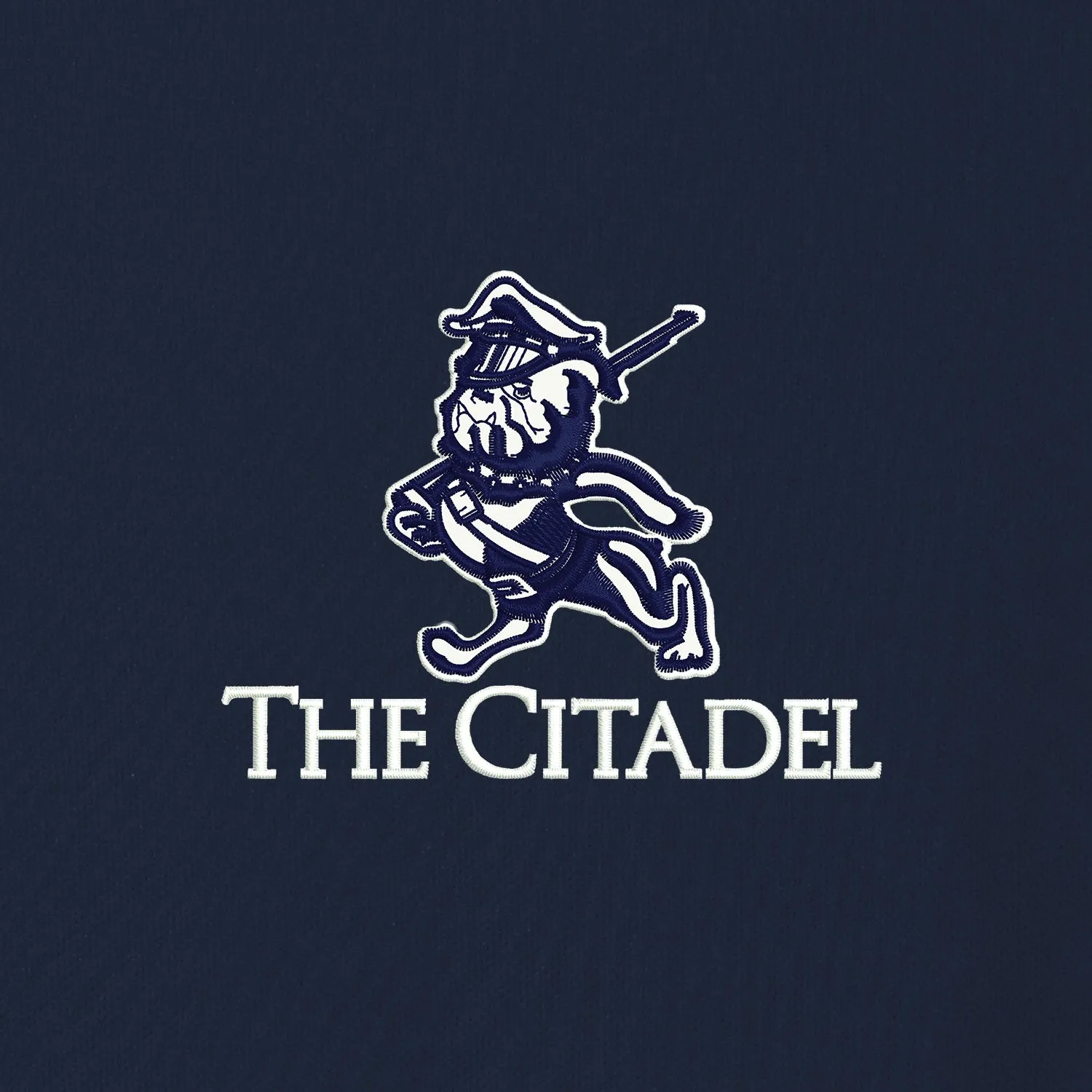 The Citadel, Marching Bulldog,  UV Micro-Mesh Long Sleeve Polo Shirt