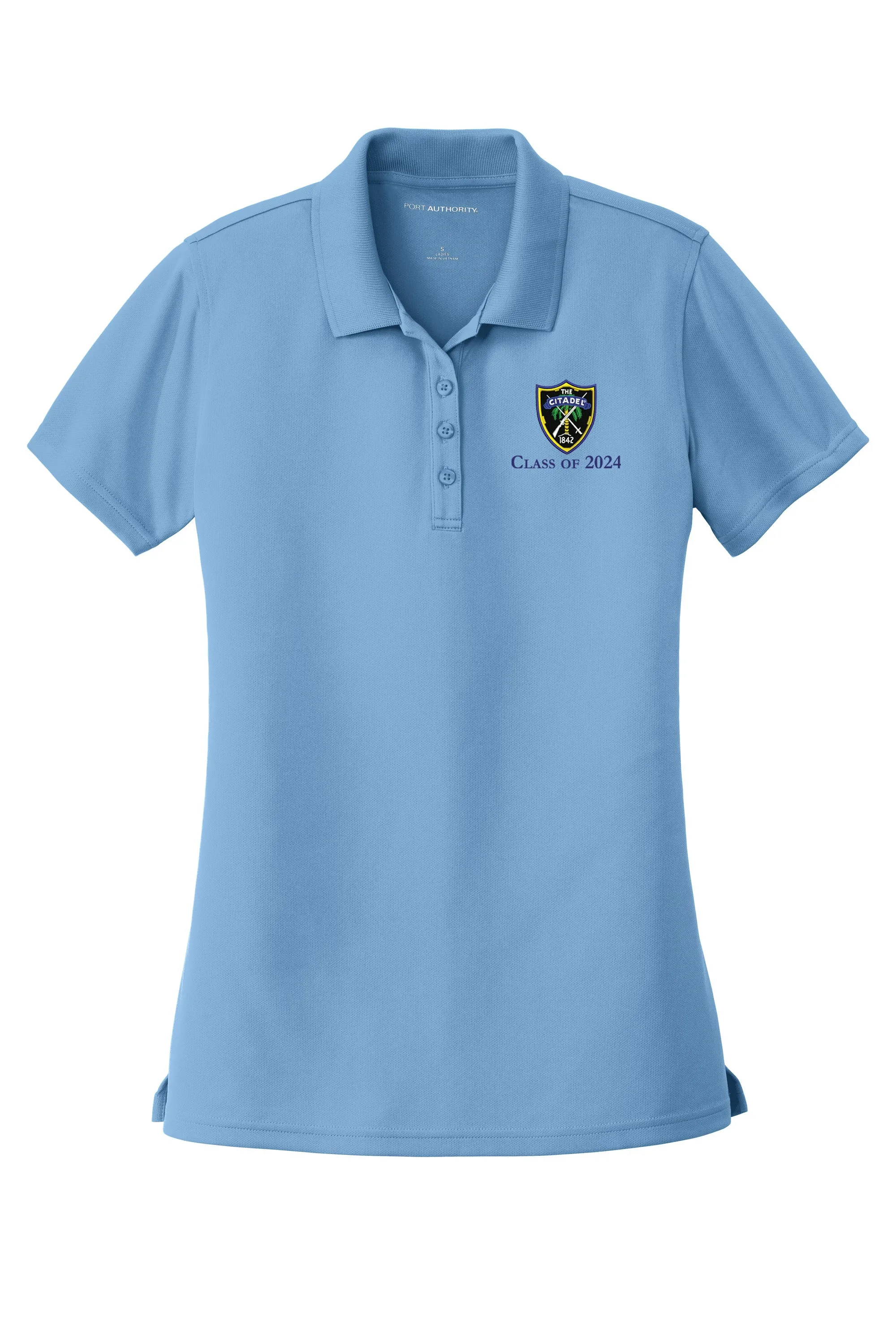 The Citadel, Shield, Class of 2024, Port Authority® Ladies Dry Zone® UV Micro-Mesh Polo Shirt