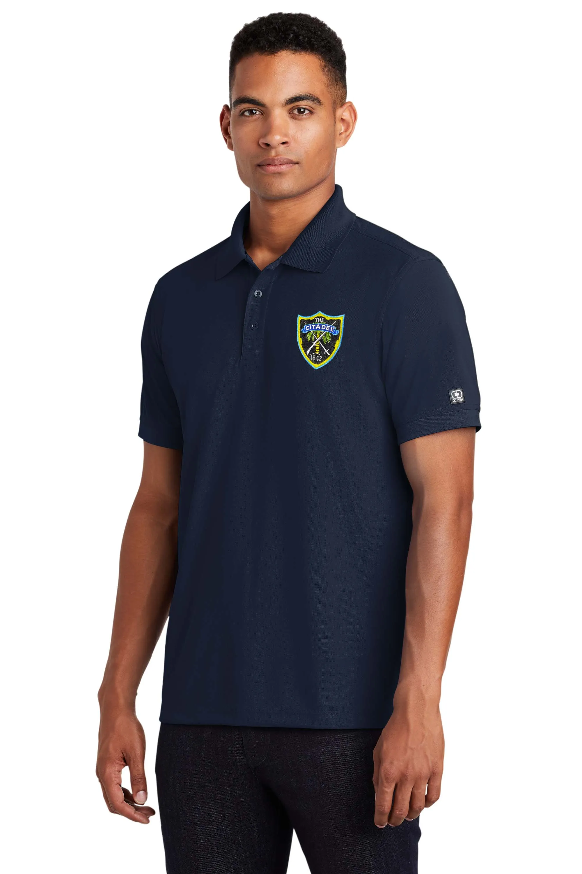 The Citadel Shield, OGIO Men's Embroidery Polo Shirt