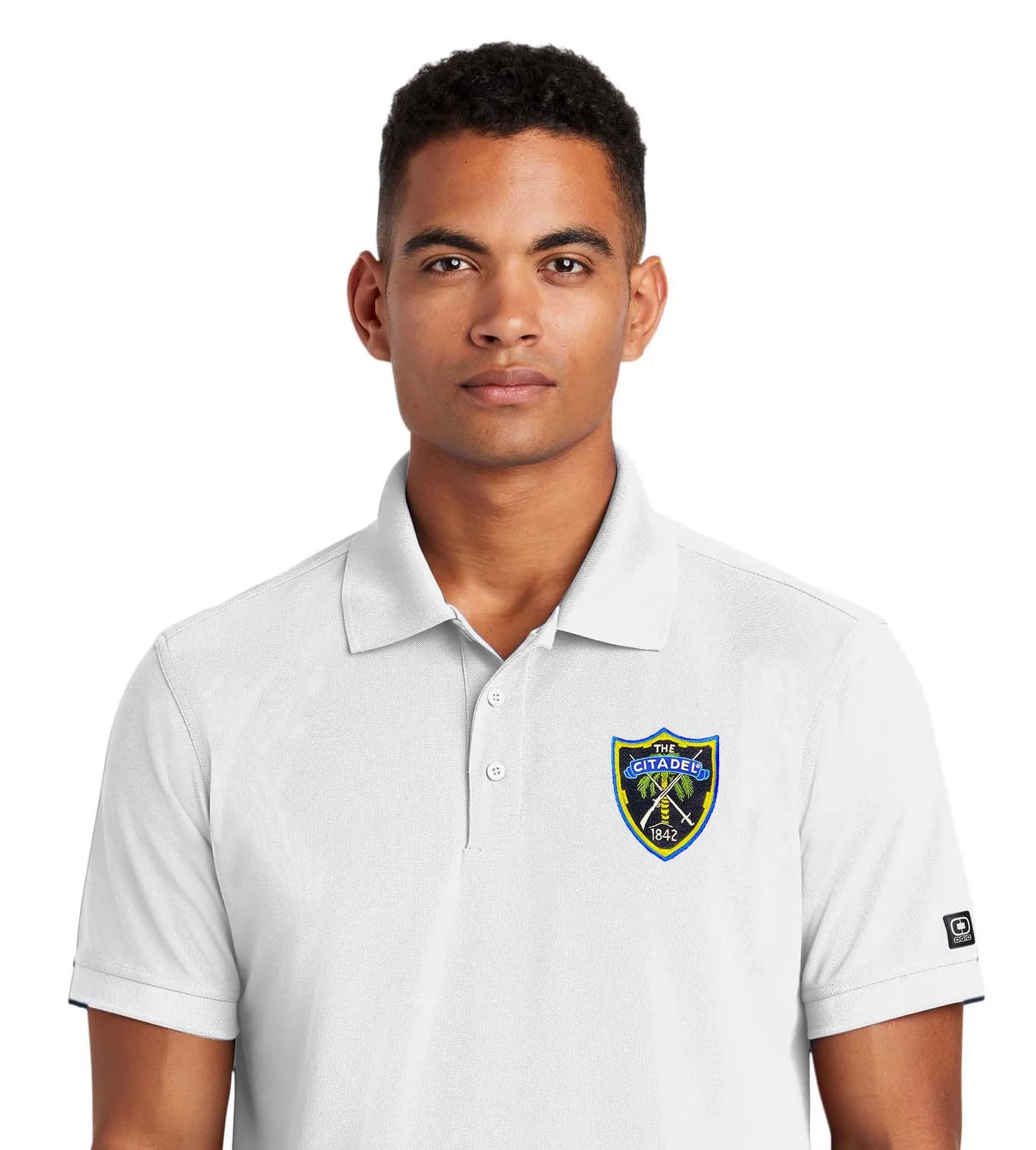 The Citadel Shield, OGIO Men's Embroidery Polo Shirt