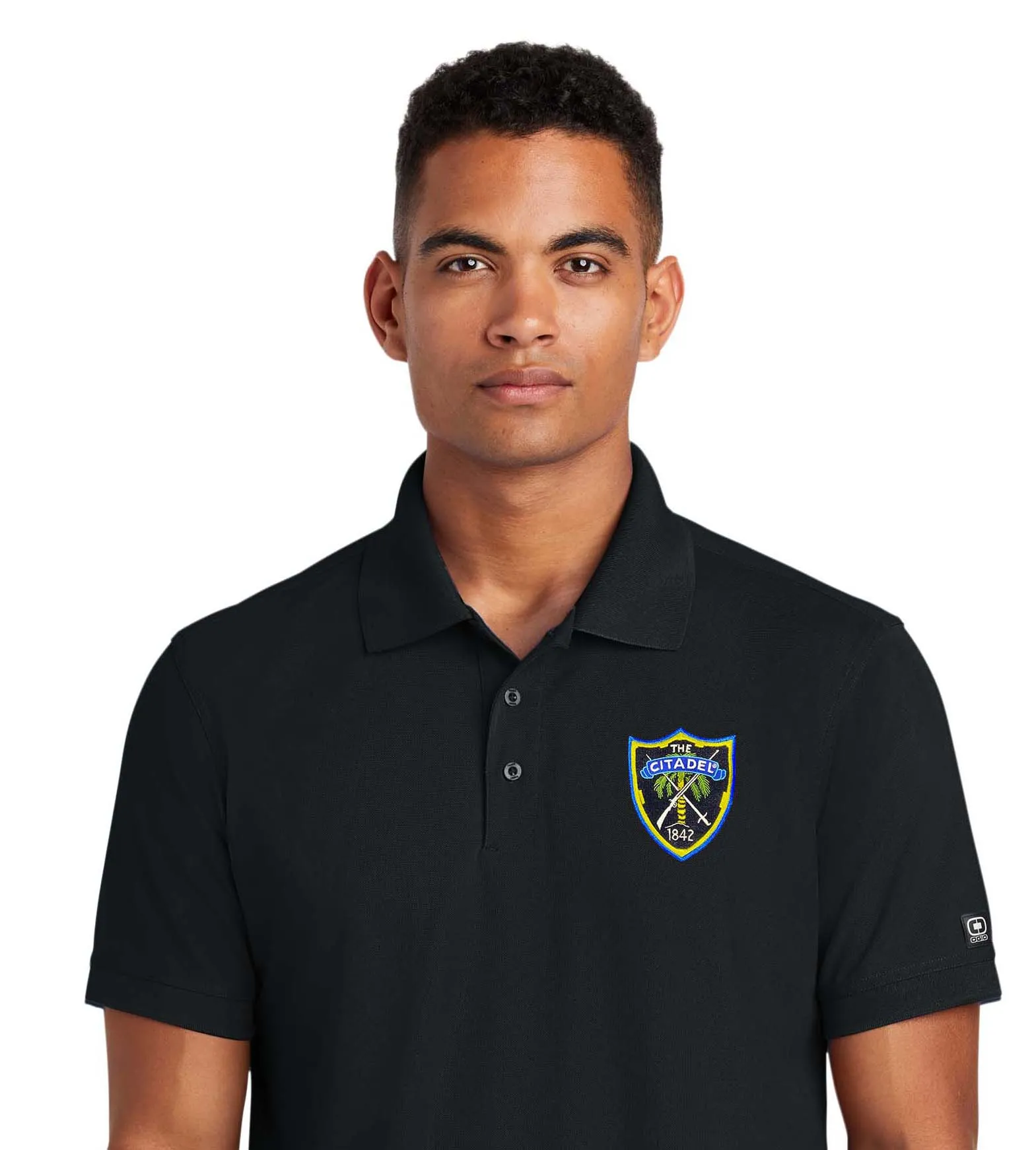 The Citadel Shield, OGIO Men's Embroidery Polo Shirt