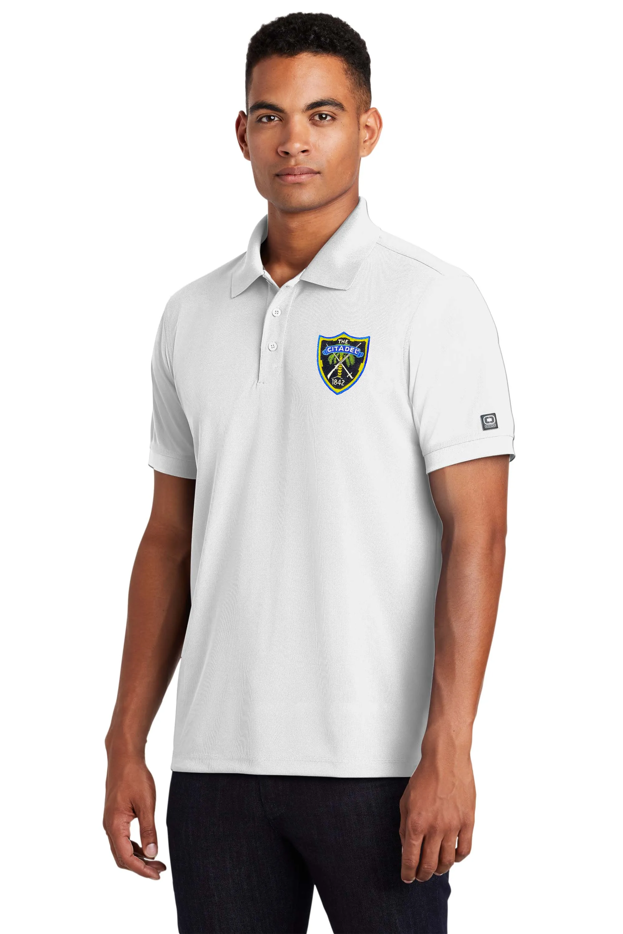 The Citadel Shield, OGIO Men's Embroidery Polo Shirt