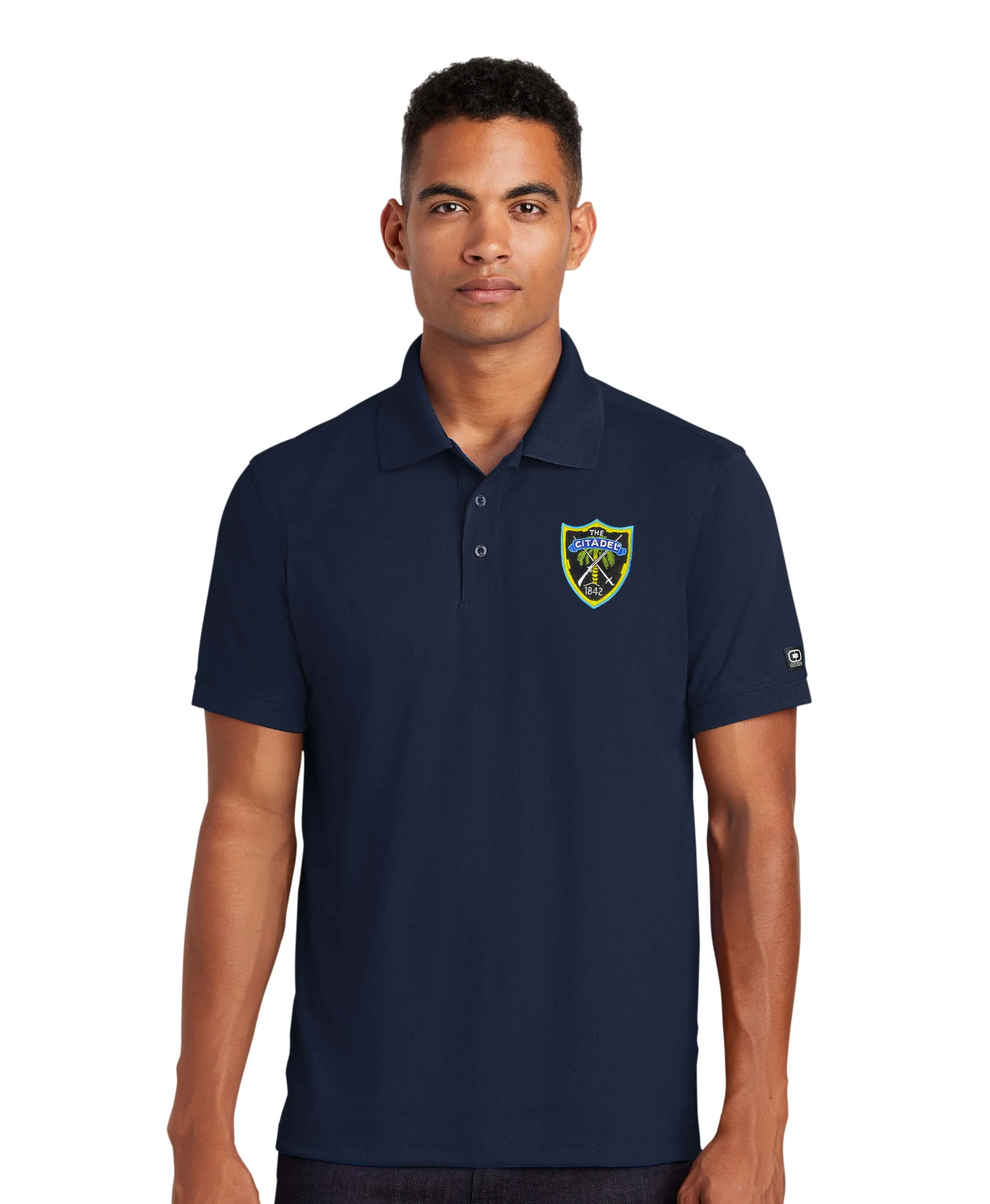 The Citadel Shield, OGIO Men's Embroidery Polo Shirt