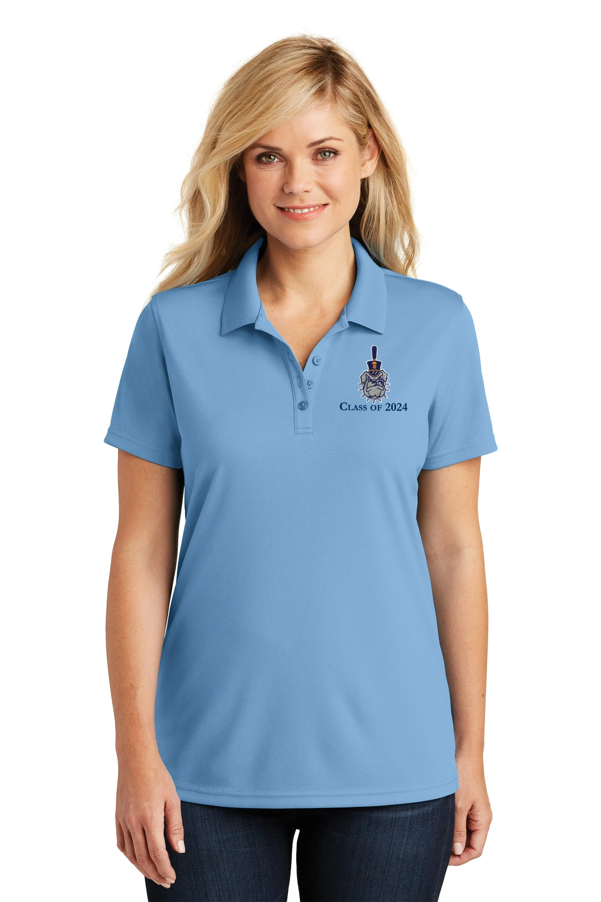 The Citadel, Spike, Class of 2024, Port Authority® Ladies Dry Zone® UV Micro-Mesh Polo Shirt