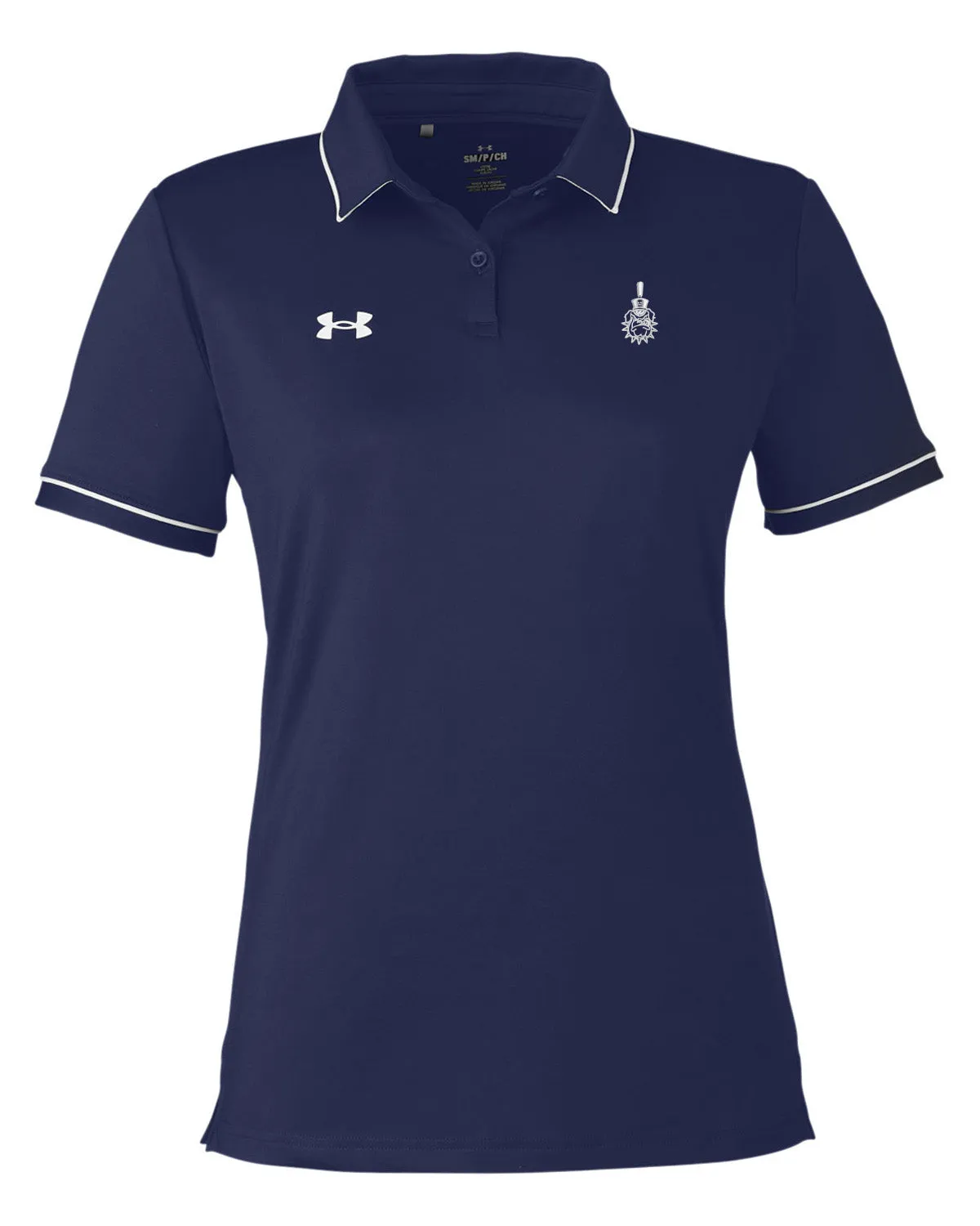 The Citadel, Spike logo, Under Armour Ladies' Tipped Teams Performance Polo