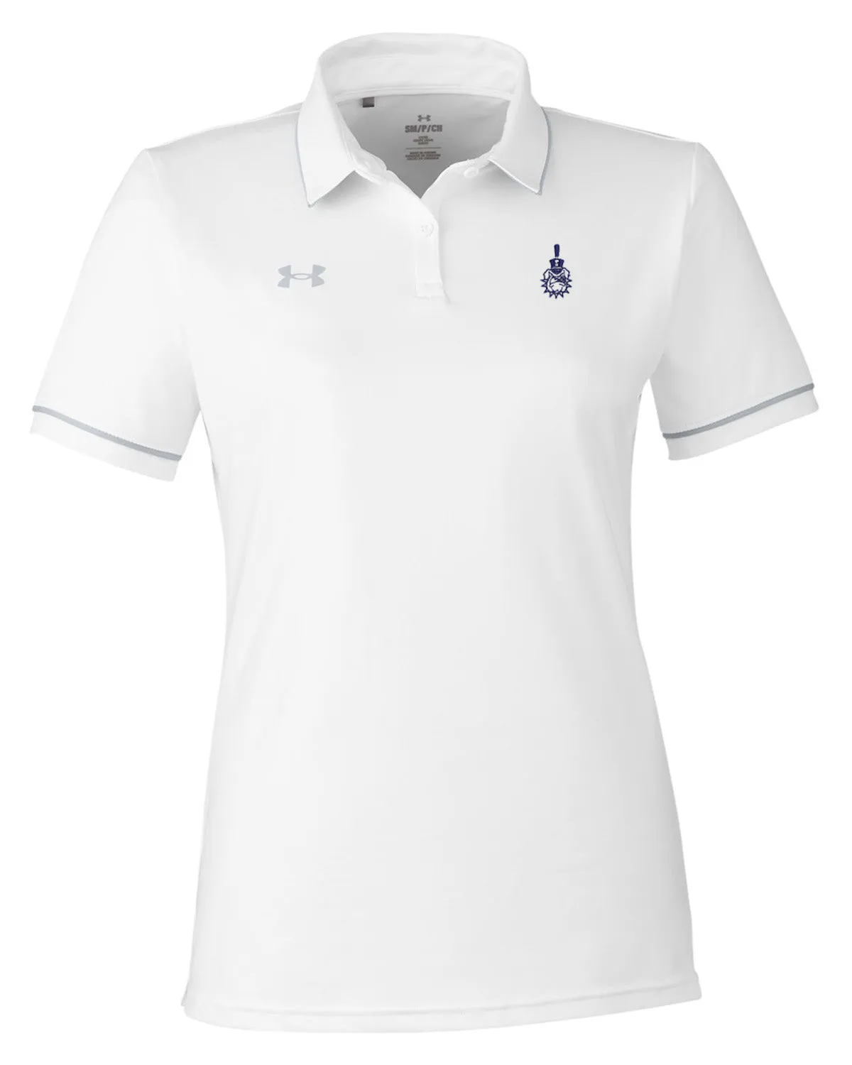 The Citadel, Spike logo, Under Armour Ladies' Tipped Teams Performance Polo