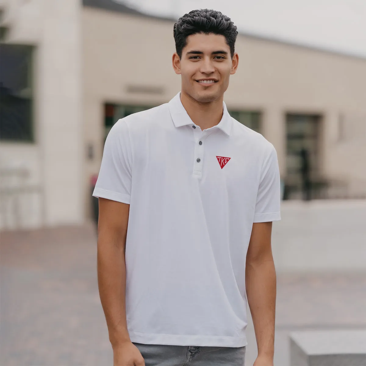 TKE White Badge Polo