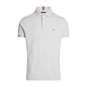 Tommy Hilfiger Liquid Cotton Essential Light Grey Heather Polo Shirt