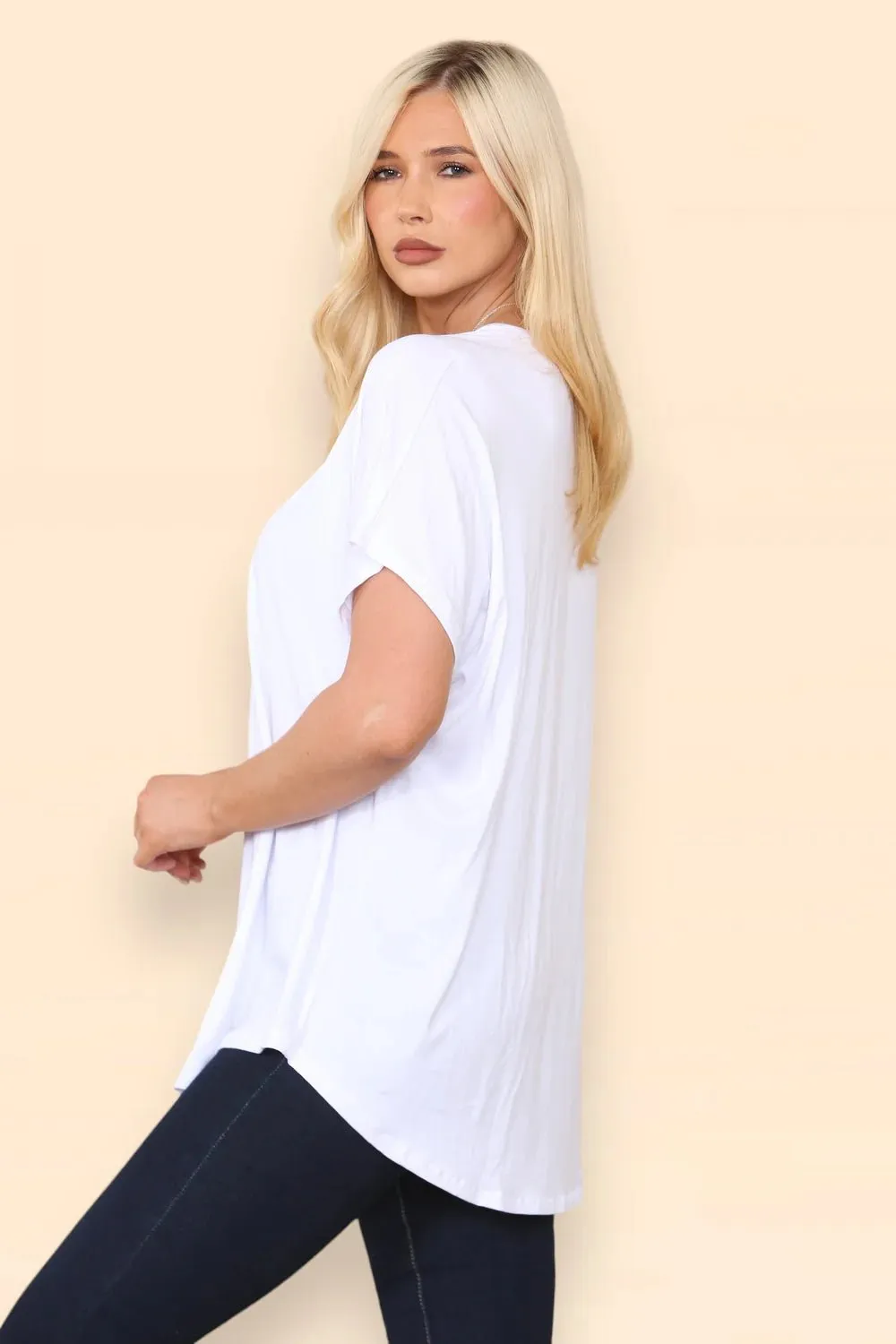 Vera Cap Sleeve Oversized T-Shirt