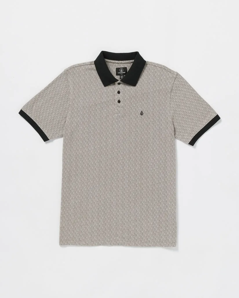 Volcom Natural Stone Polo Short Sleeve Shirt - TEAK