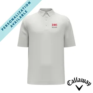 White Callaway Greek Letter Golf Polo