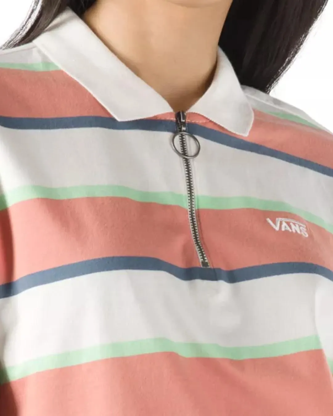 Women's Skate Stripe Polo T-Shirt - Marshmallow